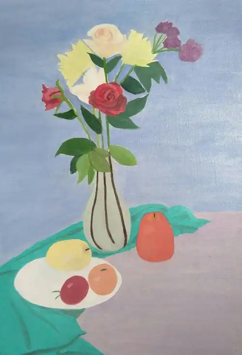 小学生画油画,要多牛有多牛