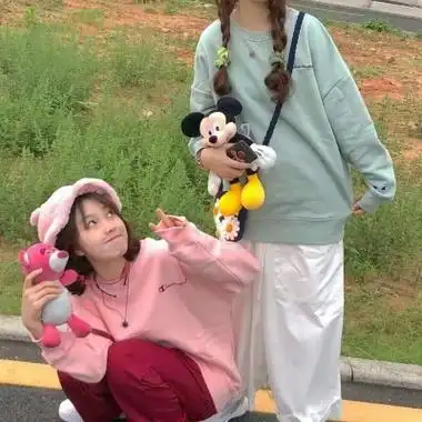 闺蜜双人头像两张可爱高清好看的双人可爱真人闺蜜头像图片