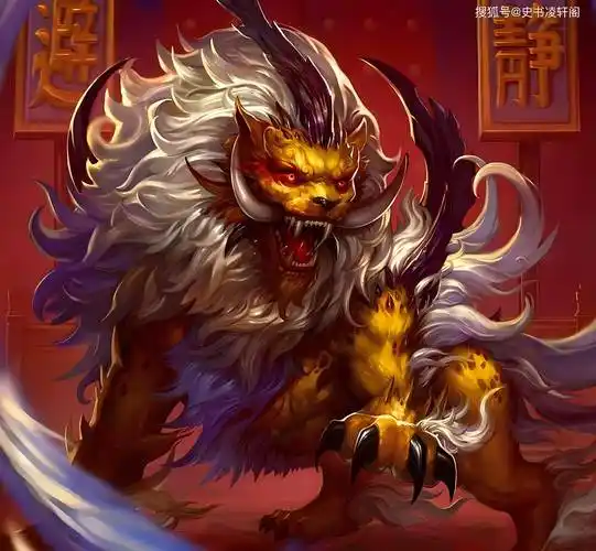 原创上古神话中的九大神虎长着大翅膀的穷奇上榜你知道几个