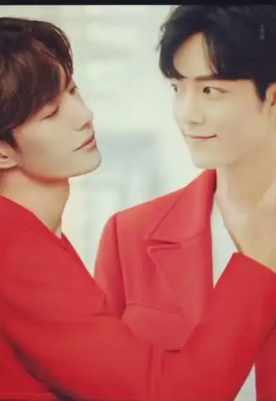 肖战王一博博君一肖并肩于雪山之巅