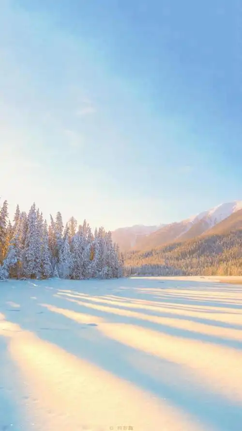最美的大自然雪景