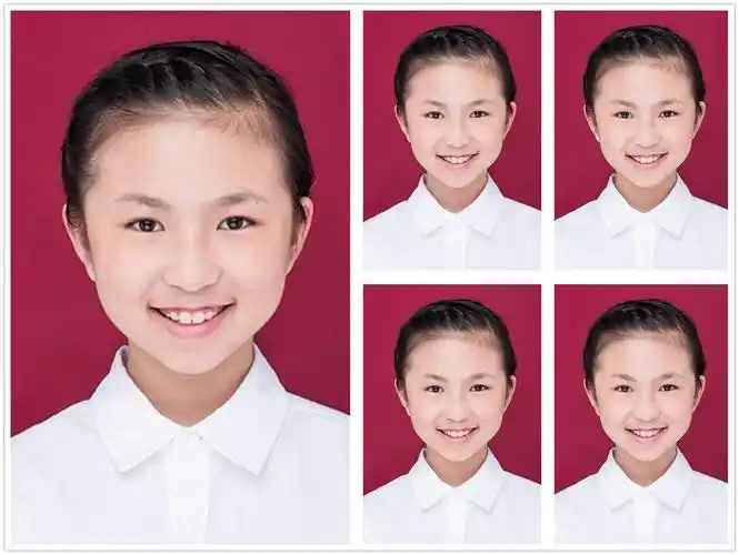 孩子在拍摄过程中会有各种各样的小情绪,这恰恰是儿童证件照很难得的