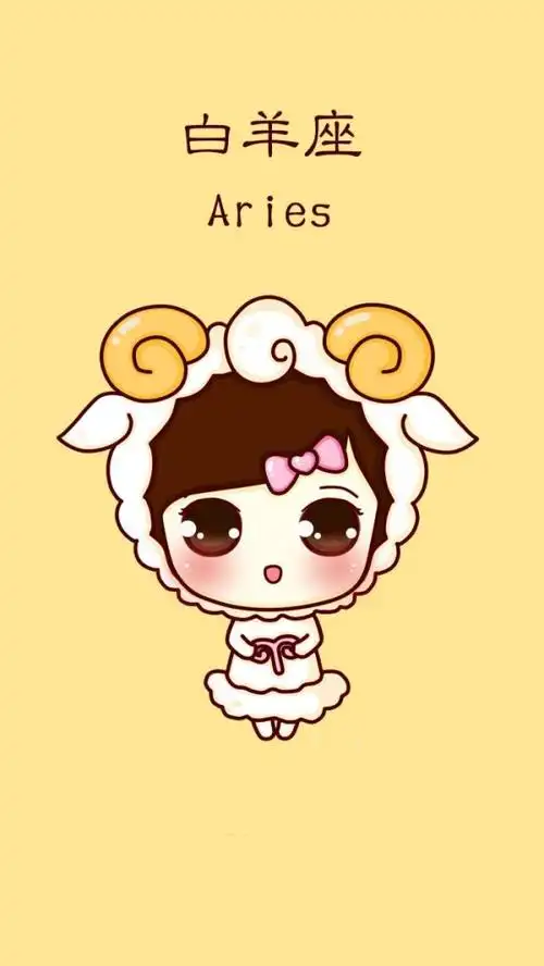 十二星座q版萌图简笔画小萌友