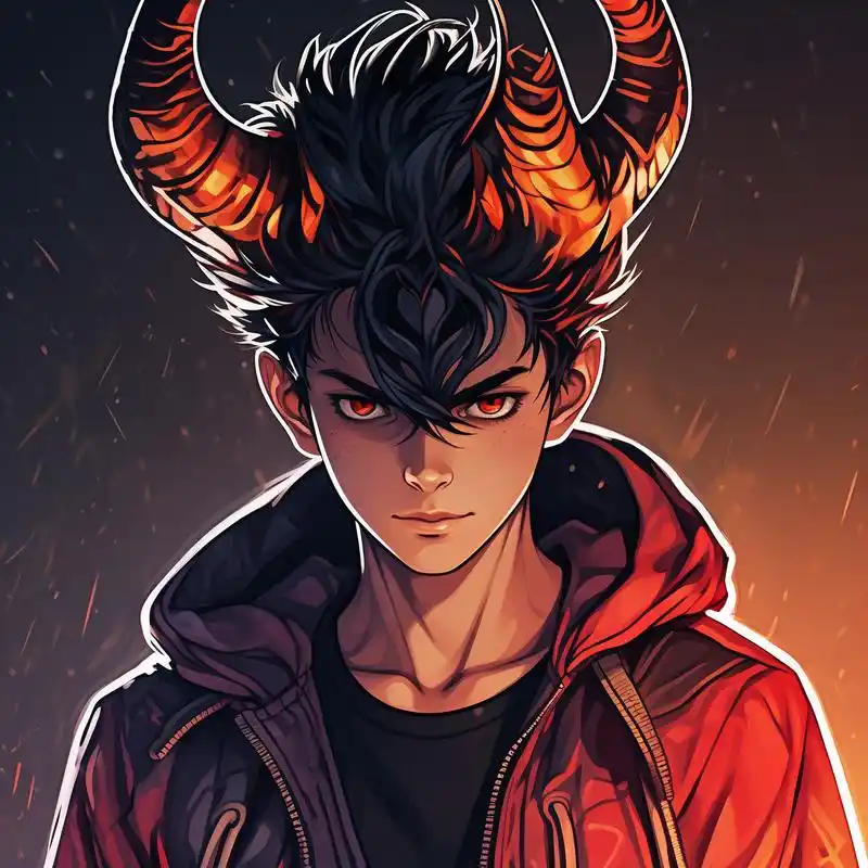 94二次元炫酷恶魔男生头像97 探索二次元的世界,发现炫酷恶魔男生