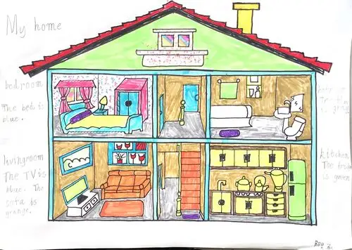 我手画我家 我心装满家——记二年级英语组特色活动