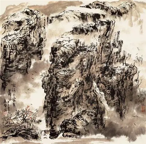 马乐写意山水画集痴心丹青意写山水