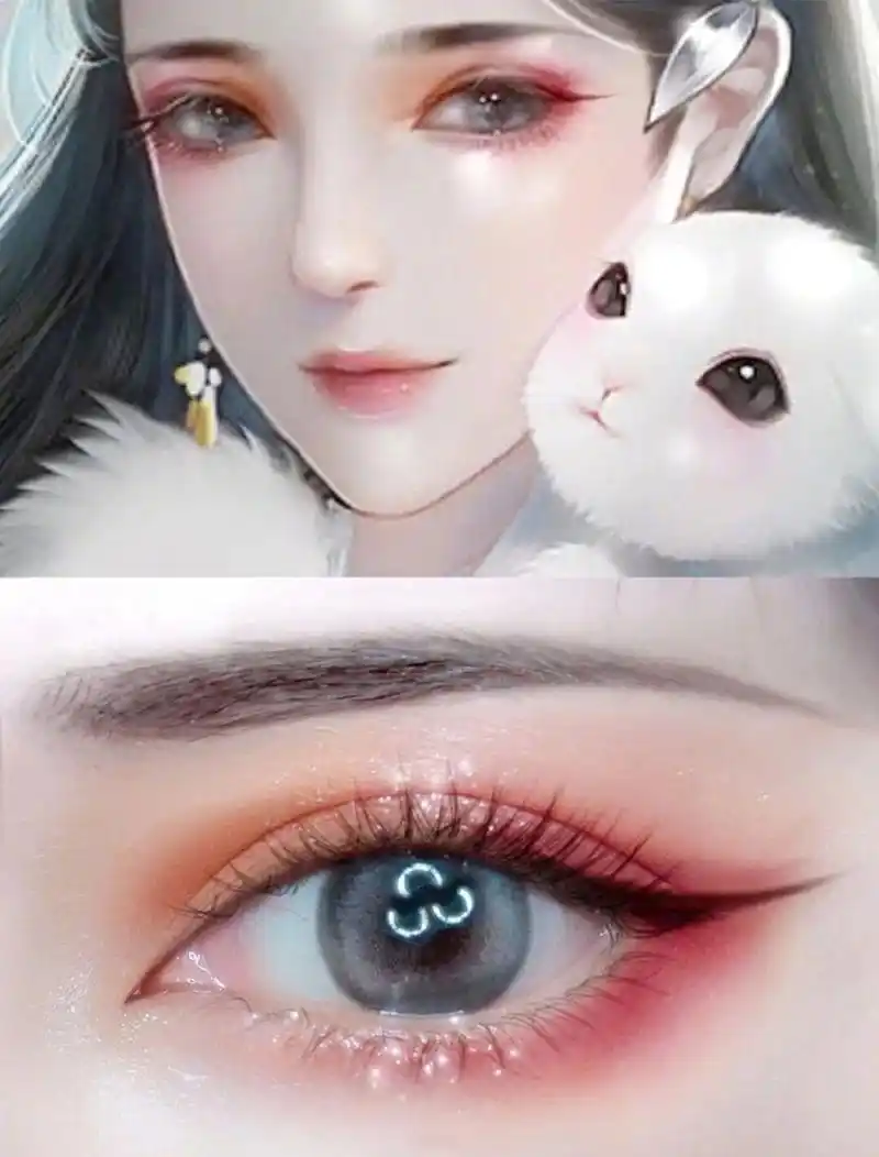 绝美古风插画仿妆,6款汉服百搭眼妆合集!