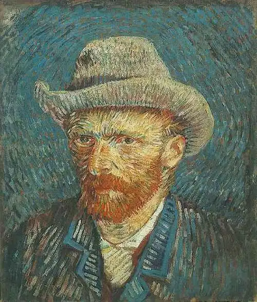 梵高自画像 _ 图片网