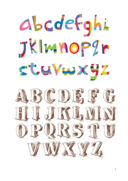 艺术体英语字母