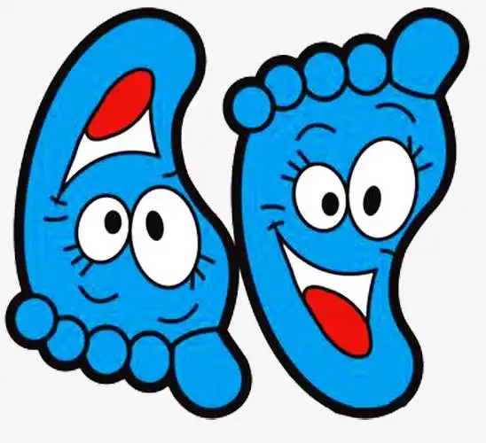 关键词 : 蓝色,脚丫,素材,图案