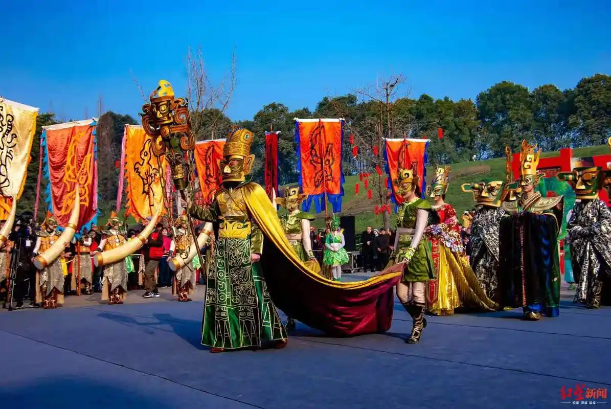 2020春节三星堆再现古蜀神秘大祭祀综合馆将重新开放