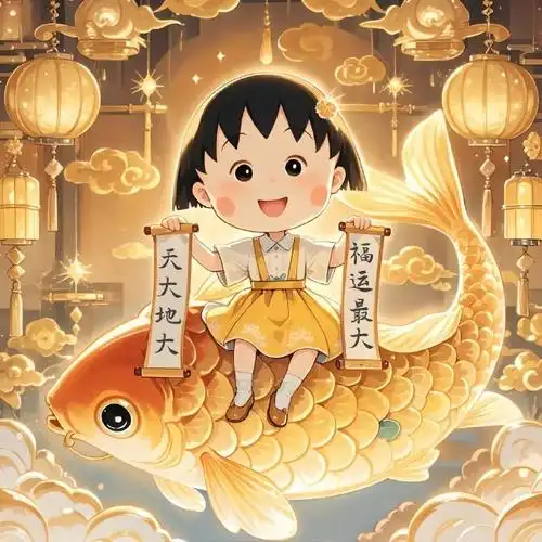 好运锦鲤相随‖好运头像 小丸子