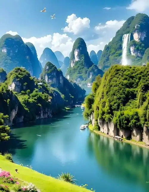 ai蓝天白云绿水(一)