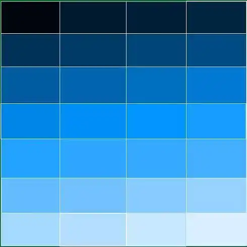 色卡——蓝色系