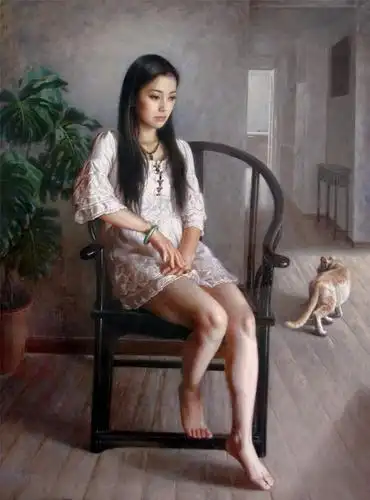 人体绘画——年轻艺术家唯美女性人物油画作品欣赏!