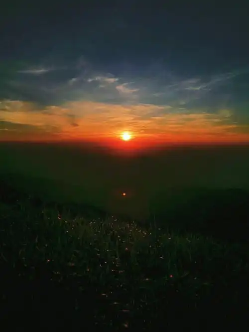 江西  #武功山  #落日晚霞  #武功山徒步  武功山真的很美