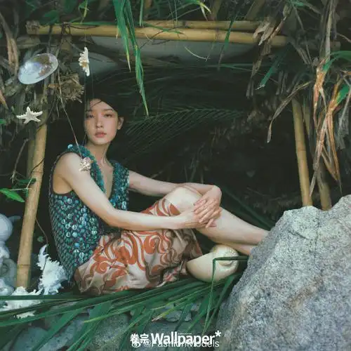 超模,演员#杜鹃#登上《wallpaper*卷宗》三月刊封面,杂志特别选择了一