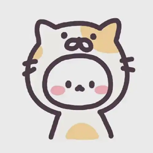 可爱兔兔卡通头像,萌萌的头戴可爱的兔兔耳朵-卡通头像