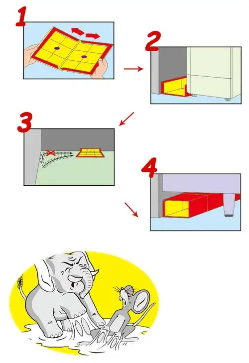 工厂出货胶水陷阱鼠标捕获老鼠胶老鼠杀手陷阱大鼠和小鼠的杀手