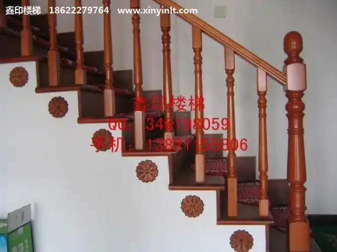 【实木楼梯,钢木楼梯,铁艺楼梯】图片_品牌_生产供应商厂家-天津鑫印