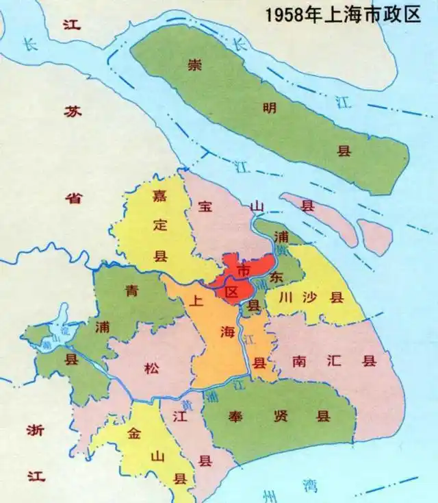 5平方公里,也就是今天上海的基本疆域范围.