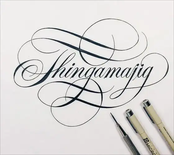 christophercraig漂亮的手写花体字设计4设计之家