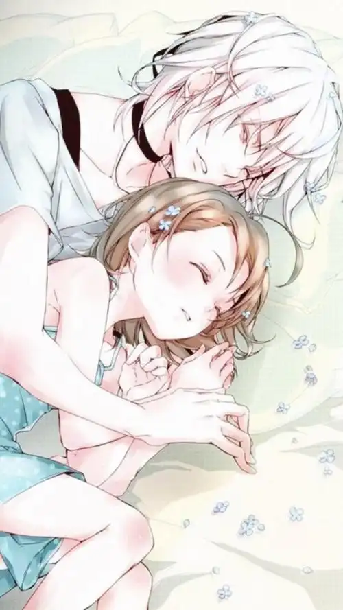 二次元动漫插画情侣cp他和她壁纸