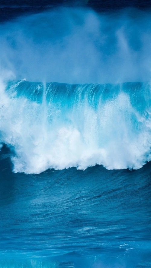 壮观海浪高清h5背景