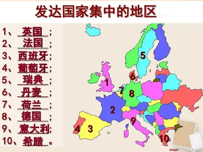 人教版地理七年级下册《82 欧洲西部》课件(共26张ppt) 发达国家集中
