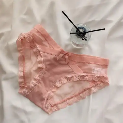内裤低腰女性性感诱惑蕾丝超薄网纱透明夏季女三角裤
