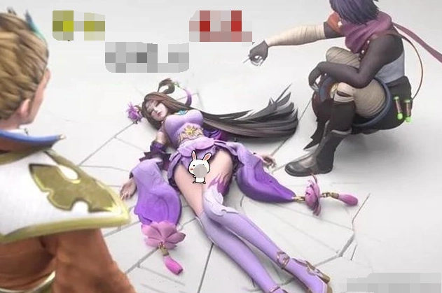 英雄3d视角死亡场面,程咬金不要太舒服,看到貂蝉后,兄弟有纸没?