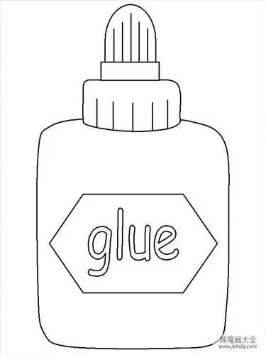 文具简笔画大全 胶水简笔画图片