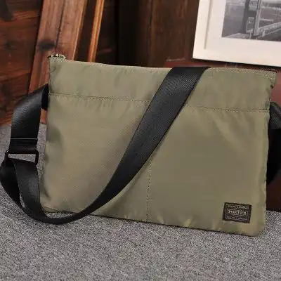 日本吉田porter单肩斜挎休闲小包防水邮差包男包骑行包潮包