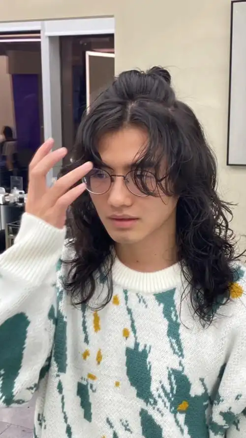 黄傲威老师男士发型  #日系