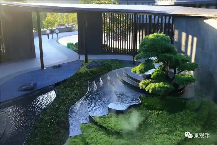 200p 地产创意水景空间,水景装置设计 | hhloo设计网图板_景观邦-商业