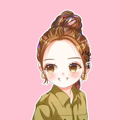 angelababy杨颖q版手绘头像壁纸mo绘屋