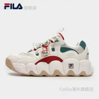 斐乐fila老爹鞋女鞋运动鞋2024春新款圣诞可颂面包鞋休闲鞋男女鞋情侣