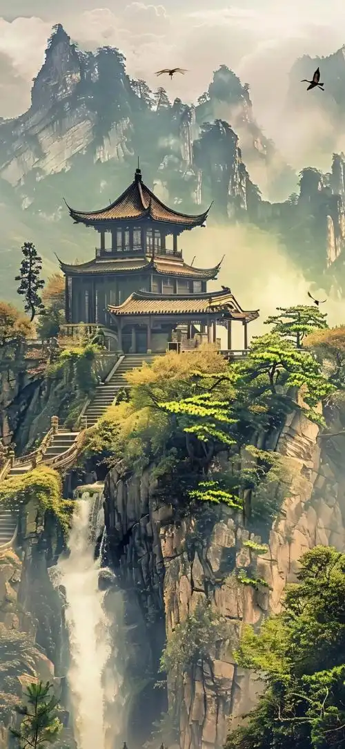 高清壁纸无水印#超梦幻ai古风壁纸