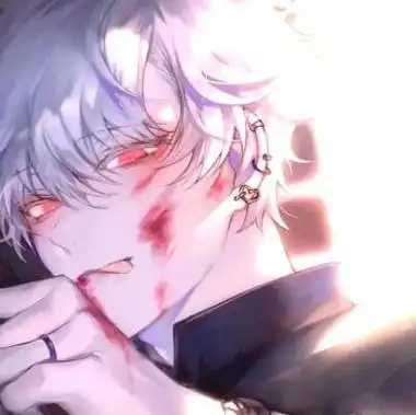 男头男生头像二次元男生头像头像动漫男生头像丧图丧红眼头像