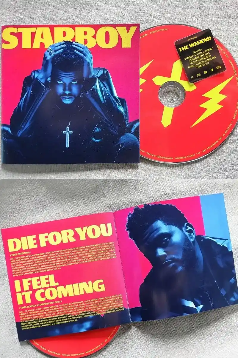 记录近几个月的cd拆箱.#theweeknd starboy - 抖音