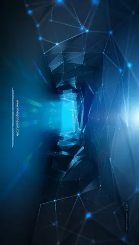 蓝色科技感高清背景设计素材: