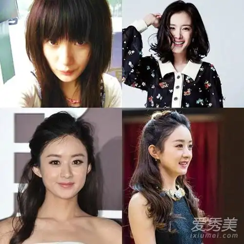 论发型的重要性!刘诗诗杨幂都是这样变美的 明星旧照发型对比