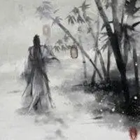 古风武侠男背影头像