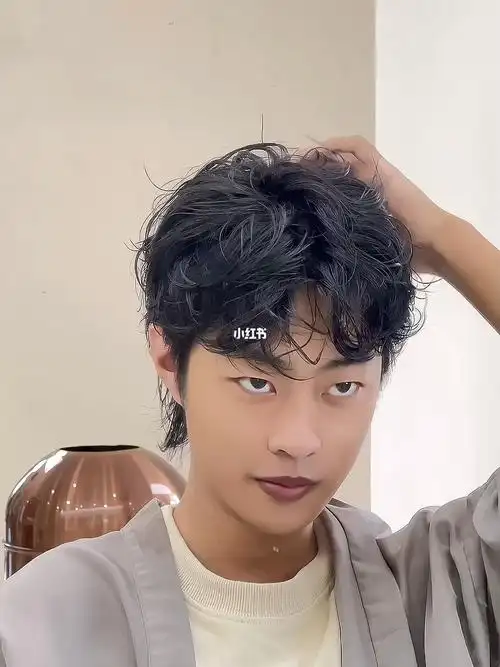 男生烫发韩式发型韩式半永久