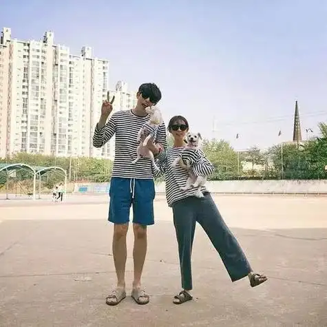 情侣头像小清新love最萌身高差.爱心zz