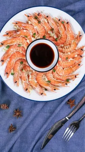清蒸基围虾的做法