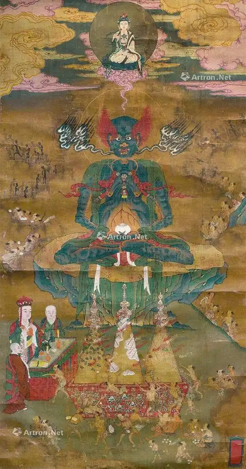 面燃大士焰口鬼王.