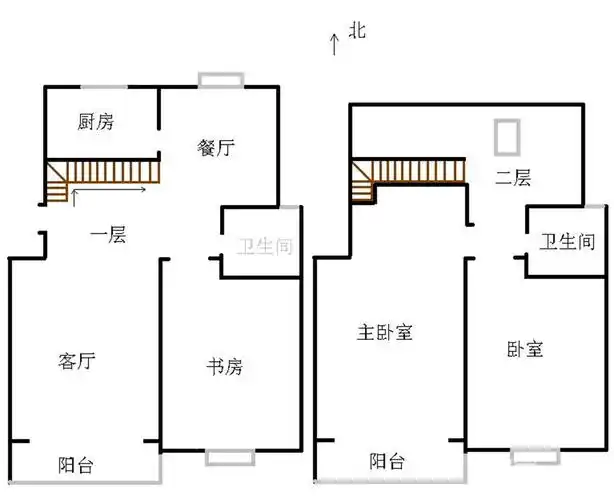 15万68平米欧式三房装修效果图,复式房屋设计装修案例效果图-齐家装修