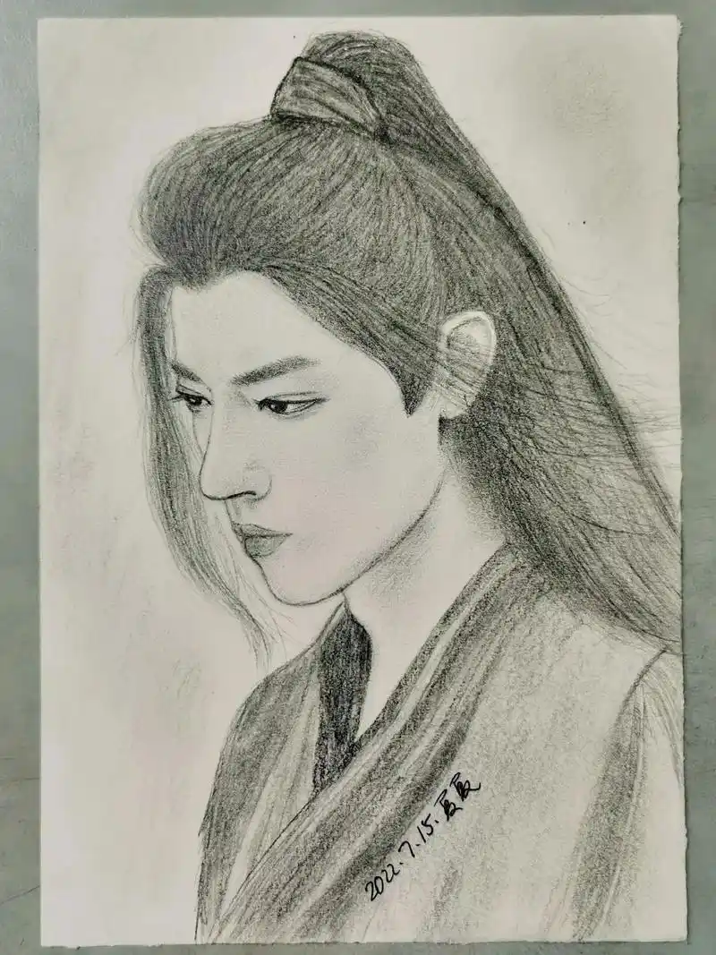 发个库存 #陈情令魏无羡 #肖战 #素描  学自@宁小云绘画 - 抖音