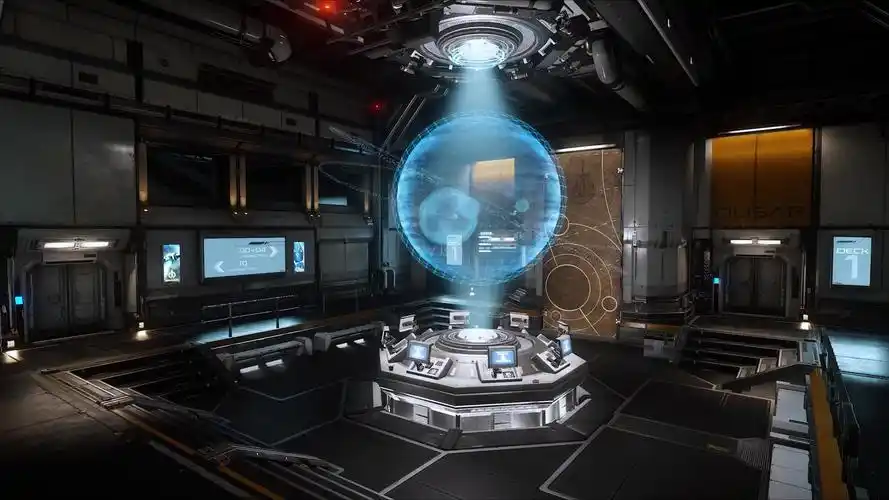 未来科幻风格实验室